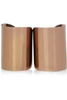 Maison Martin Margiela Set Of Two Bronzetone Arm Cuffs - Lyst