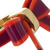 Marc By Marc Jacobs Jacobson Brass and Acetate Bow Ring in Gold - Lyst