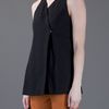 Marni Vneck Vest Top in Black - Lyst
