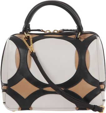 Marni Tricolour Geometric Leather Tote Bag - Lyst