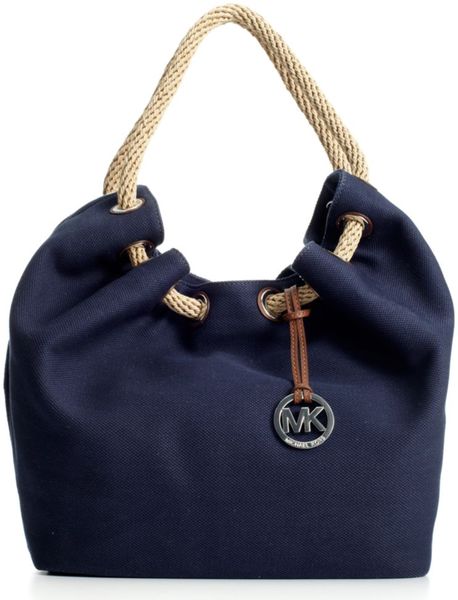 Michael Kors Marina Shoulder Tote in Blue (navy) - Lyst