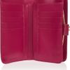 Miu Miu Croceffect Glossedleather Wallet in Purple (cherry) - Lyst