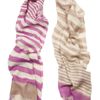 Mulberry Striped Cashmere Scarf in Beige (cream) - Lyst