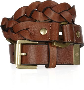  Braided Leather Belt 