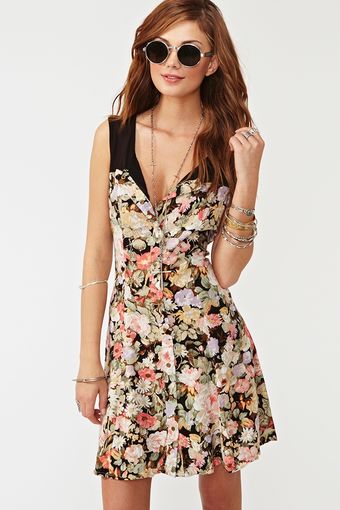 Nasty Gal Valerie Floral Dress - Lyst