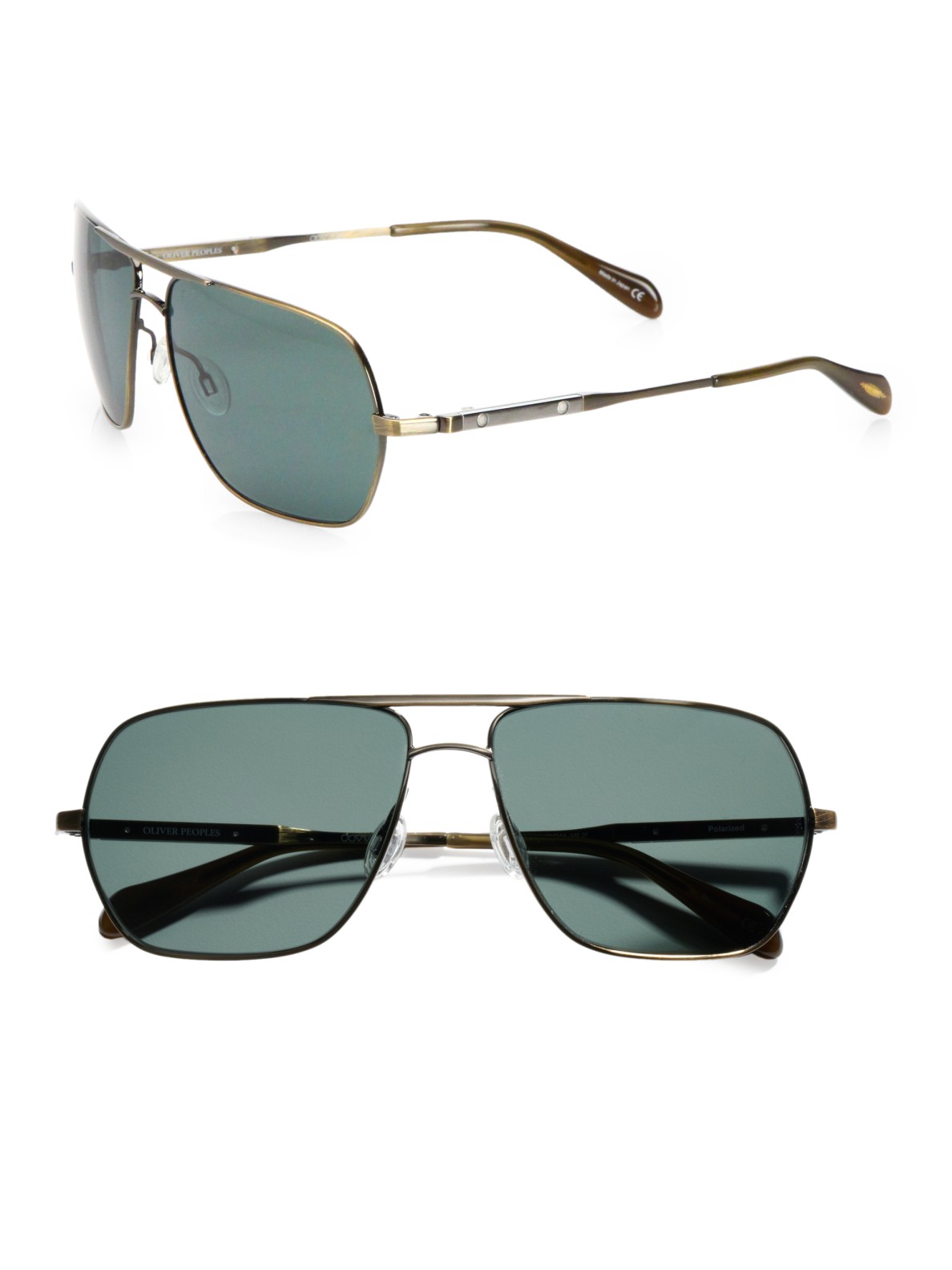 Oliver Peoples Kelton Metal Aviators in Gold for Men Lyst