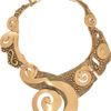 Oscar De La Renta 22karat Goldplated Collar Necklace in Gold - Lyst