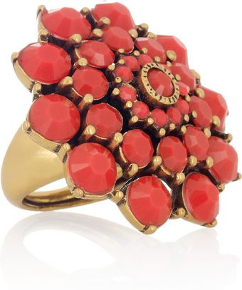  24karat Goldplated Cabochon Ring 