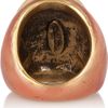 Oscar De La Renta 24karat Goldplated Seagrass Ring in Red (gold) - Lyst