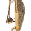 Oscar De La Renta 24karat Goldplated Woodeffect Clip Earrings in Gold - Lyst