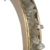 Pamela Love Bronze and Quartz Crystal Bangle in Gold (bronze) - Lyst