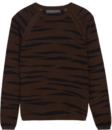 Proenza Schouler Animal Print Sweater in Animal - Lyst