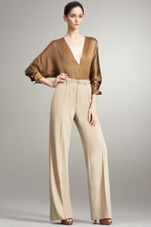Ralph Lauren Collection Sheila Wideleg Wool Pants - Lyst