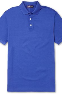 Ralph Lauren Purple Label Cottonpiqué Polo Shirt - Lyst