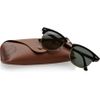 Ray-ban Club Master Half Frame Acetate Sunglasses in Black - Lyst