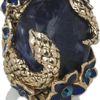 Roberto Cavalli Oversized Lapis Lazuli Snake and Flower Ring in Blue (snake) - Lyst
