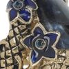 Roberto Cavalli Oversized Lapis Lazuli Snake and Flower Ring in Blue (snake) - Lyst