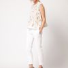 See By Chloé See By Chloe Bird Print Swing Top in Silk in Beige (white) - Lyst