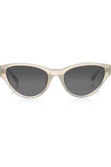 The Row Cat Eye Acetate and Leather Sunglasses - Lyst