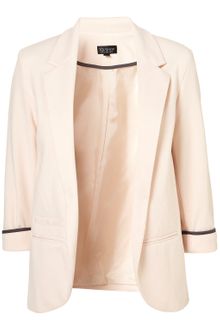 Topshop Ponte Boyfriend Blazer - Lyst