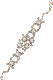 Valentino Goldplated Swarovski Crystal Bracelet - Lyst