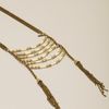 Vanessa Mooney Juliet Necklace in Gold (white #ffffff) - Lyst