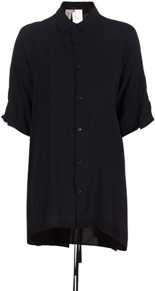Yohji Yamamoto Oversize Blouse - Lyst
