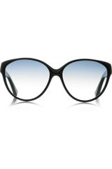 Yves Saint Laurent Cat Eye Acetate Sunglasses