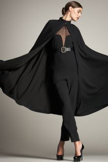 Yves Saint Laurent Chain Neck Cape - Lyst