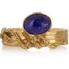 Yves Saint Laurent Arty Goldplated Glass Cuff in Gold - Lyst