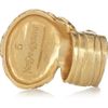 Yves Saint Laurent Arty Goldplated Glass Ring in Gold - Lyst