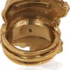 Yves Saint Laurent Arty Too Goldplated Swarovski Crystal Ring in Gold - Lyst