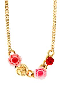 Asos Asos Flower Charm Necklace - Lyst