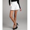 Balenciaga Cotton Pleated Front Shorts in White - Lyst