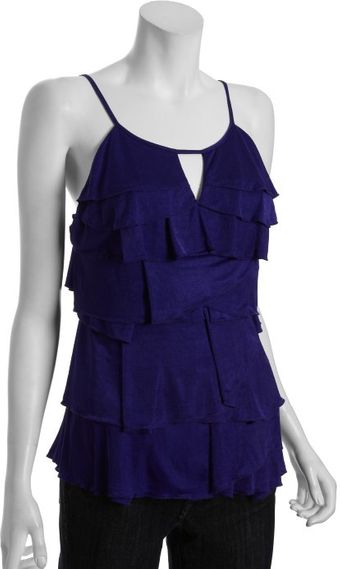 BCBGMAXAZRIA Regal Tiered Ruffle Layered Top - Lyst