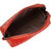 Bottega Veneta Intrecciato Leather Cosmetics Case in Red - Lyst