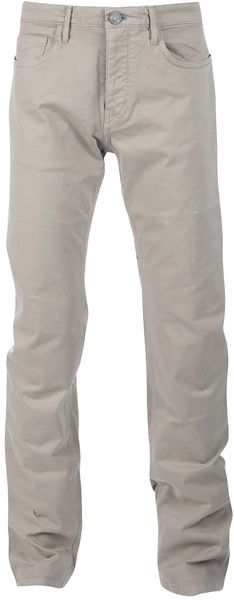 Burberry Brit Straight Leg Trouser in Beige for Men (nude) - Lyst