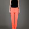 Christopher Kane Tapered Trouser in Orange - Lyst