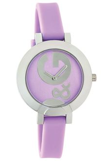 D&G Womens Hoopla Lavender Silicone Strap - Lyst