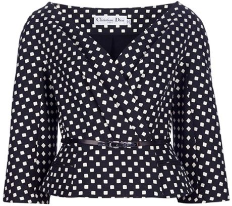 Dior Dot Jacket in Black - Lyst