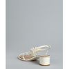 Dior Flower Detail Sandals in Beige (cream) - Lyst