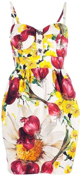 Dolce & Gabbana Floral Dress in Multicolor (floral) - Lyst
