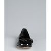 Fendi Black Patent Leather Bow Detail Flats in Black - Lyst