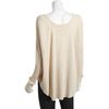 Free People Tan Thermal Cotton Blend Love Bug Raglan Top in Beige (tan) - Lyst