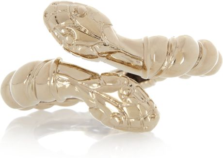 Giambattista Valli Goldplated DoubleSnake Bracelet in Gold - Lyst