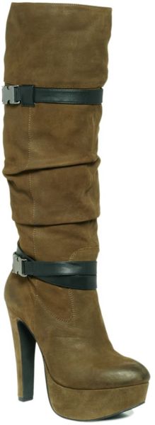 Jessica Simpson Alster Boots in Brown (army brown) - Lyst