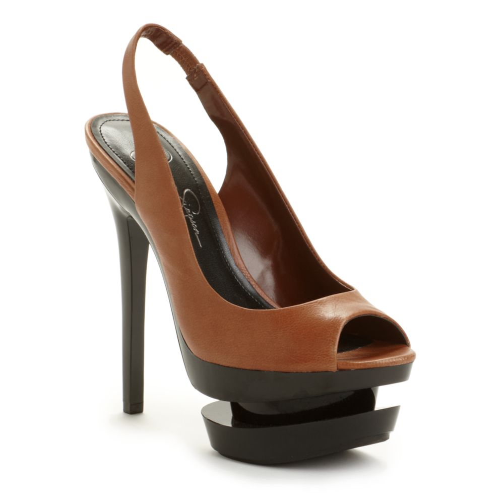 jessica simpson brown pumps