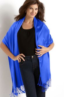 Jones New York Satin Pashmina - Lyst