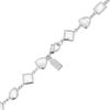 Kenneth Jay Lane RhodiumPlated Cubic Zirconia Necklace in White (multi) - Lyst