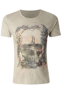 Label Lab Skull and Pirate Wreath Graphic Tshirt - Lyst